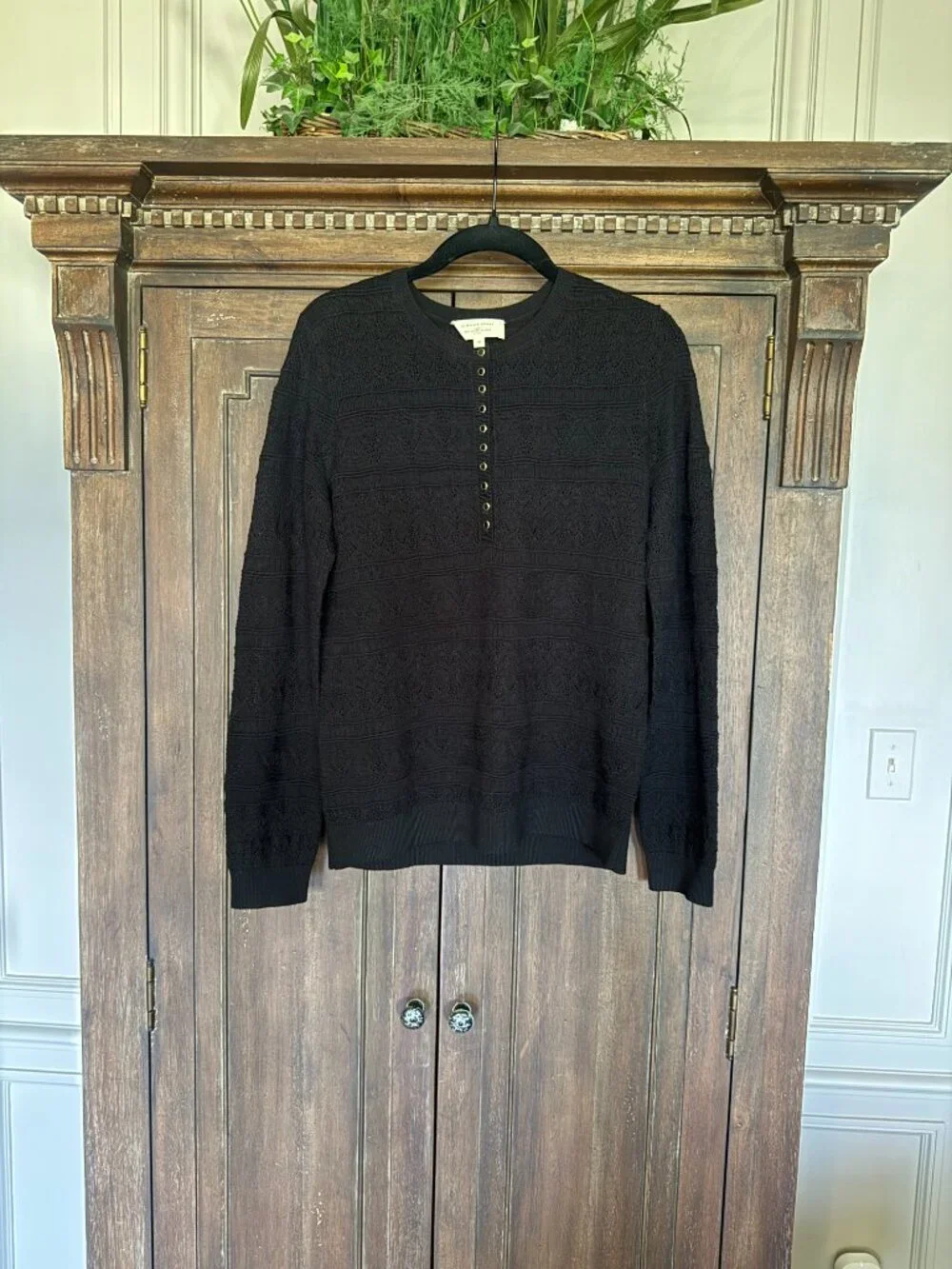 Sezane Lyna Jumper - Black - Size Medium - NWOT! - Picture 3 of 6